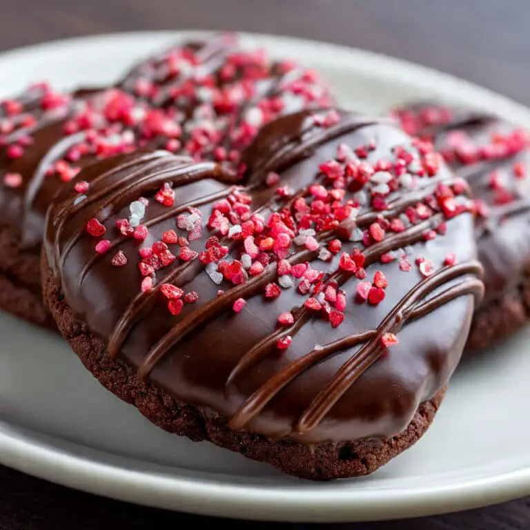 Valentine Ganache Cookies