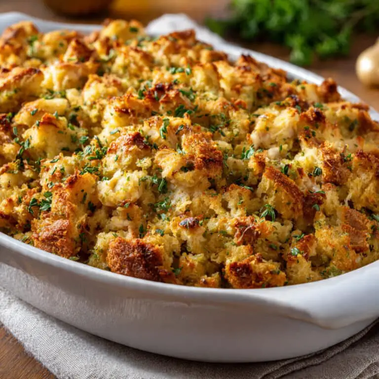 Classic Chicken and Stuffing Casserole
