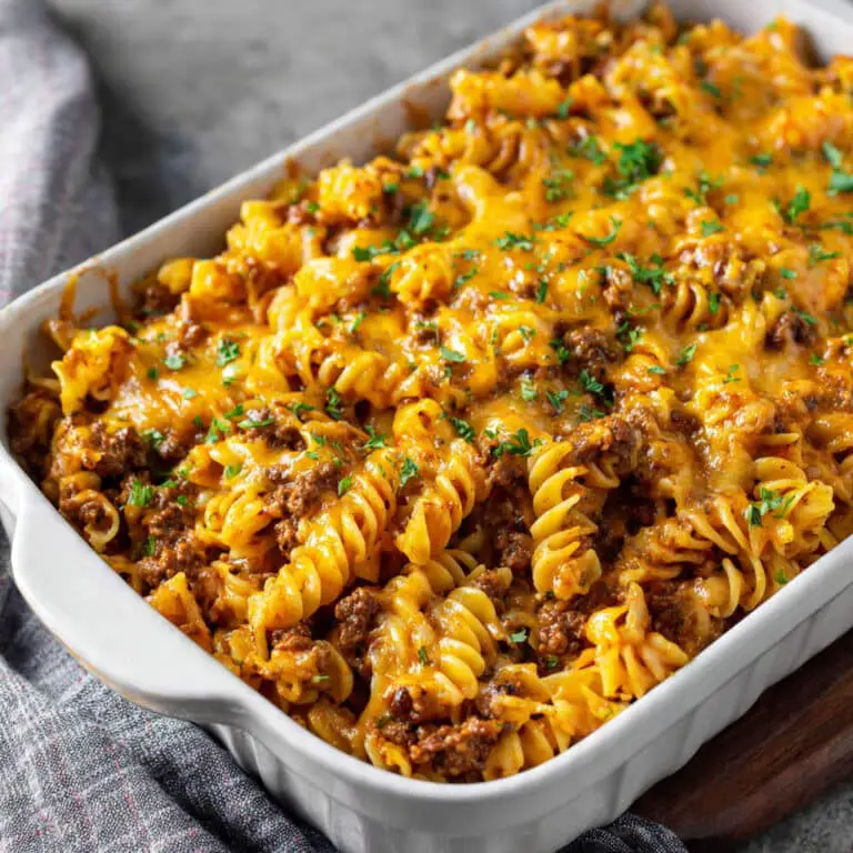 Easy Cheeseburger Pasta Dinner Casserole