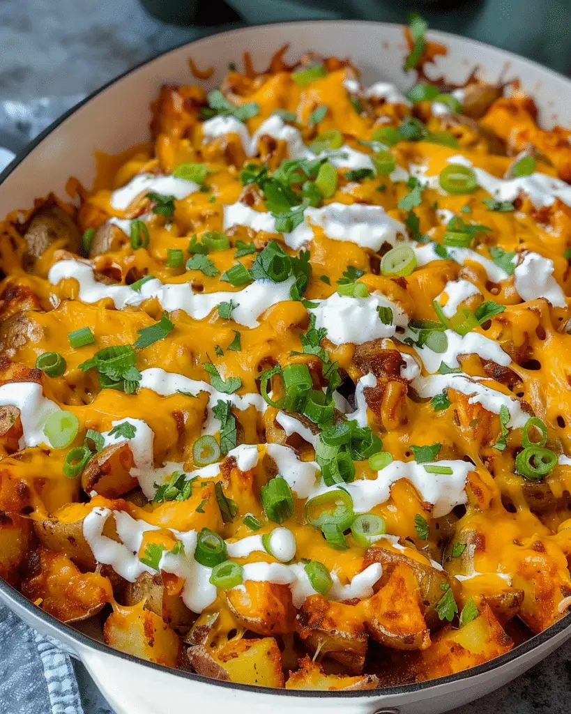 Cheesy Taco Potatoes