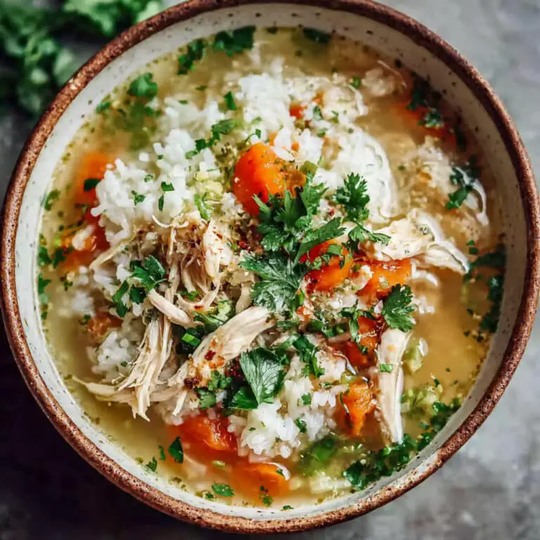 Coconut Chicken Brothy Rice: A Cozy One-Pot Delight