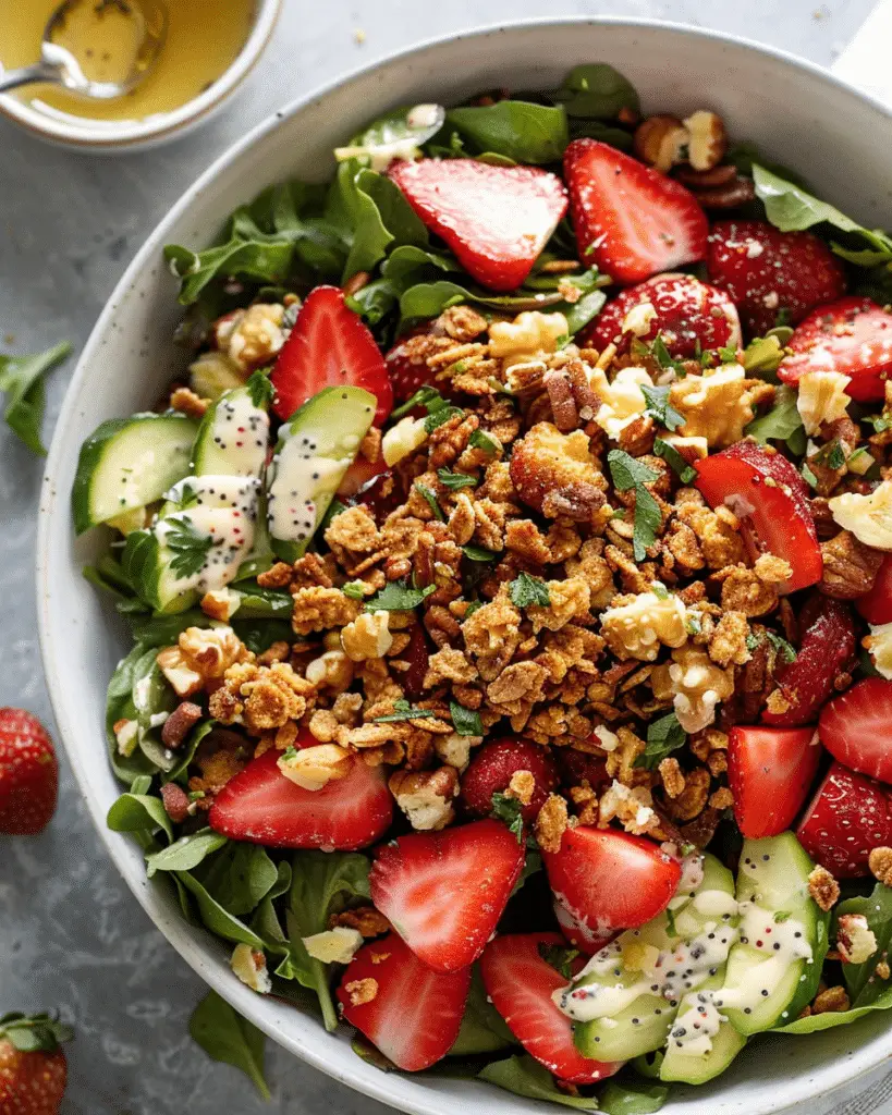 Strawberry Crunch Salad