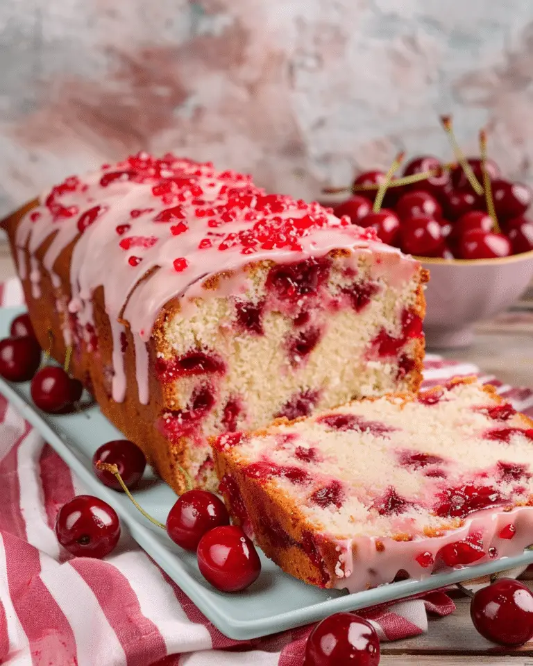 Cherry Garcia Loaf Cake