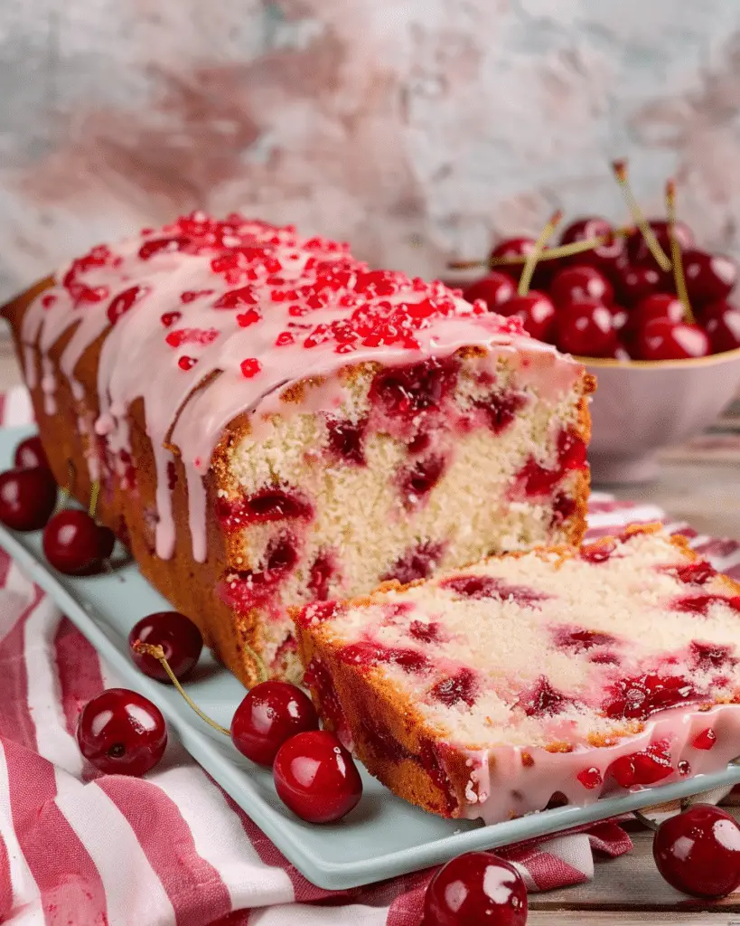 Cherry Garcia Loaf Cake