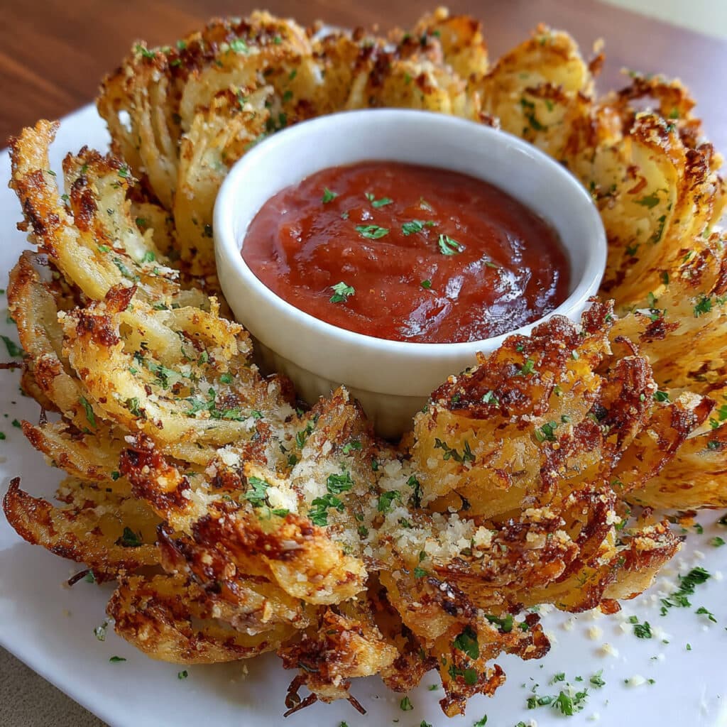 Crispy Air Fryer Blooming Onion Recipe: Easy Spiced Crunch Snack