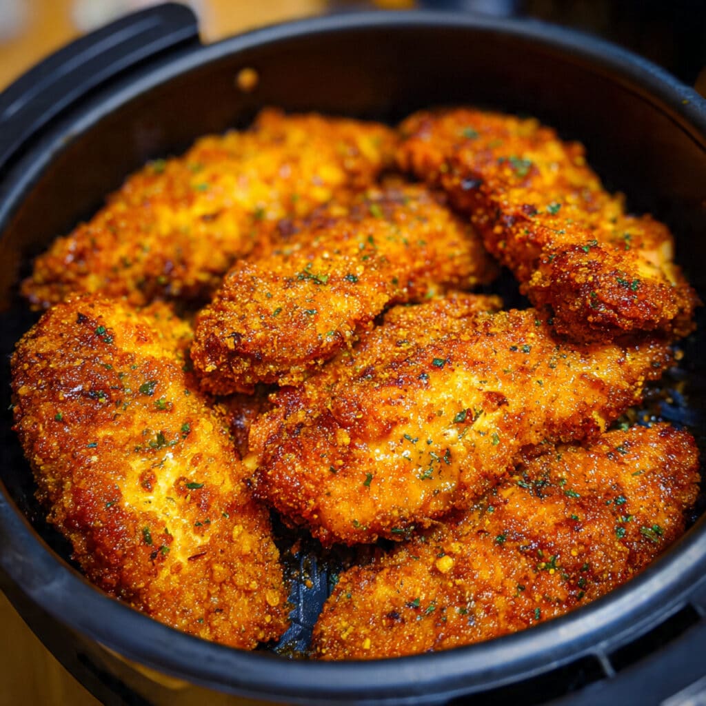 Crispy Air Fryer Nashville Hot Chicken Tenders