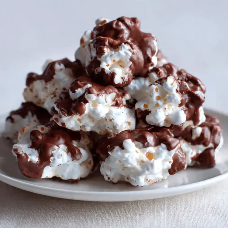 Sugar-Free Frozen Yogurt Clusters Dipped in Chocolate