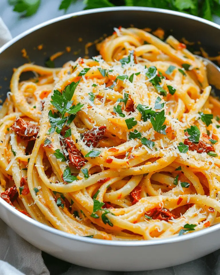 Vegan Creamy Sun-Dried Tomato Pasta