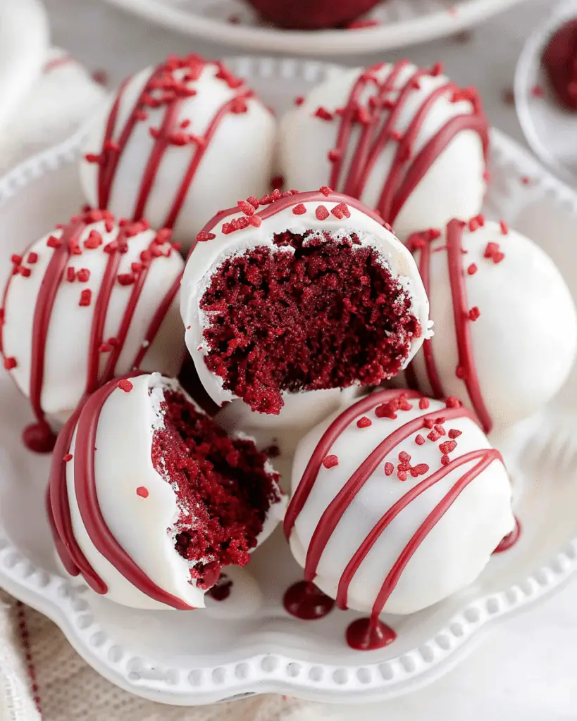 Red Velvet Cake Balls