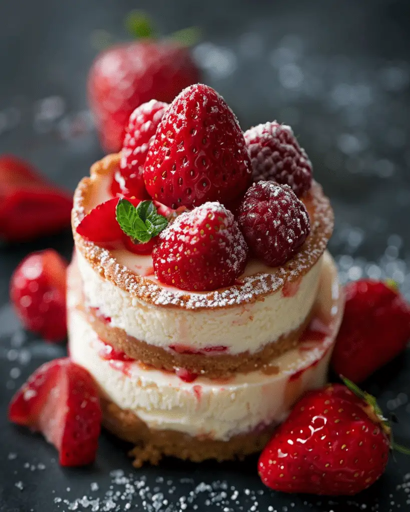 Mini Strawberry Cheesecakes: Easy Valentine’s Day Dessert Recipe