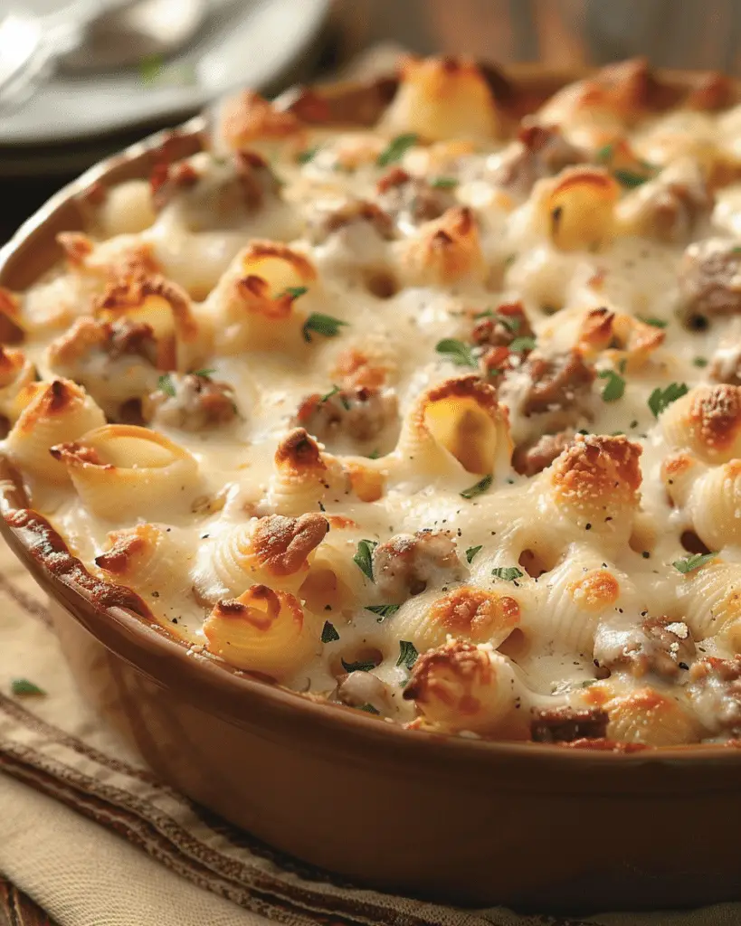 Creamy Beef And Shells