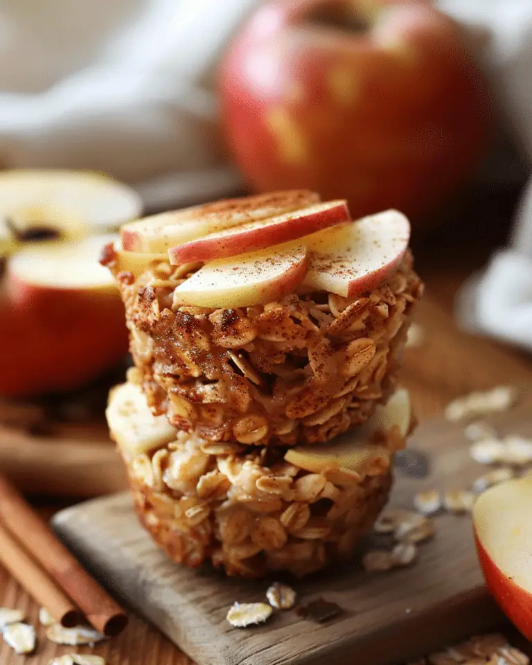Tasty Baked Apple Cinnamon Oatmeal Cups