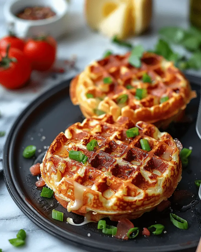 Savory Tuna Melt Chaffle