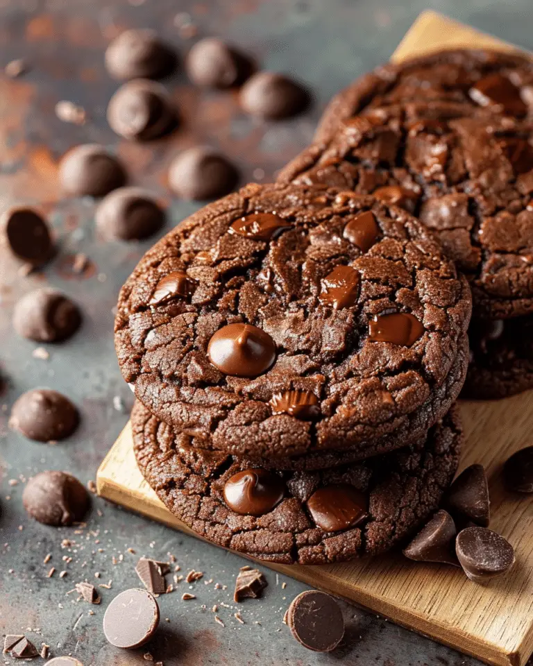 Triple Chocolate Cookies