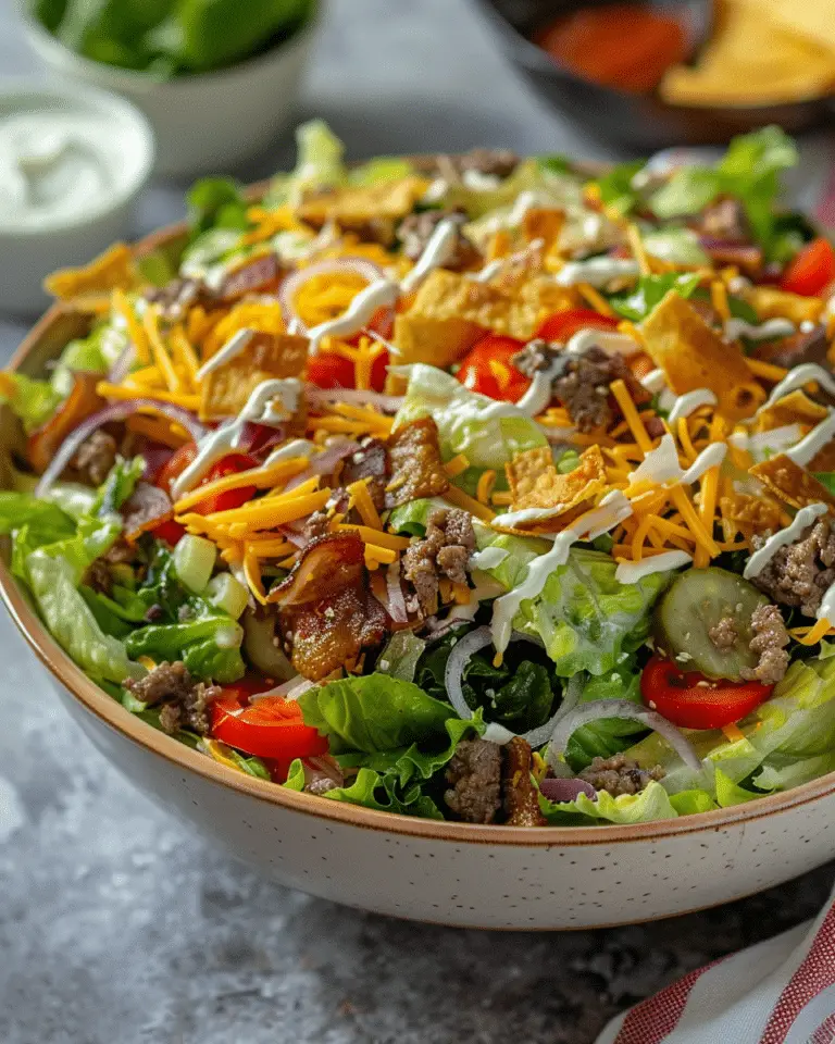 Cheeseburger Salad