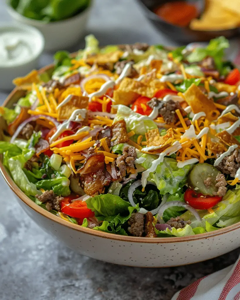 Cheeseburger Salad