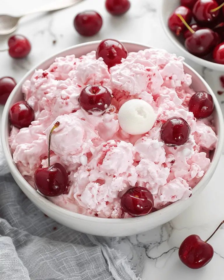 Easy No-Bake Cherry Cheesecake Dessert