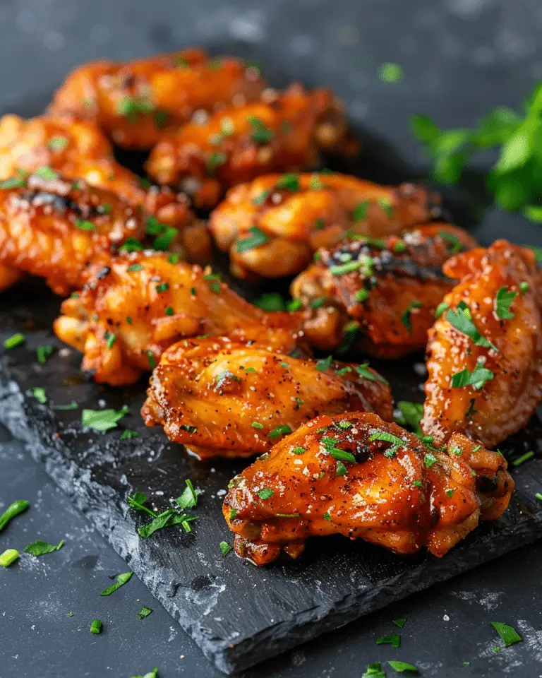 Smoked Cajun Alfredo Chicken Wings