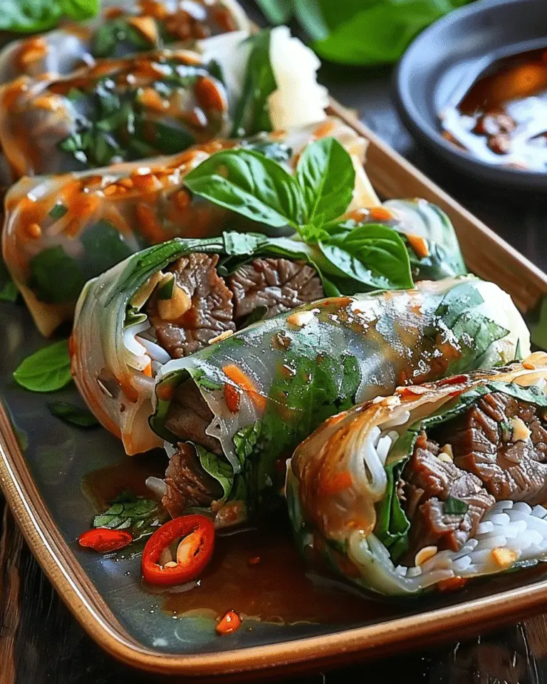 Thai Basil Beef Rolls That Will Spice Up My Weeknight Dinner