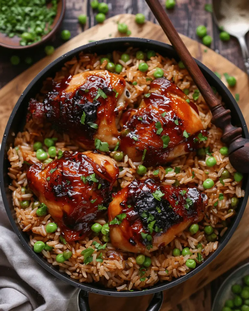 One-Pan Bold Honey BBQ Chicken Rice