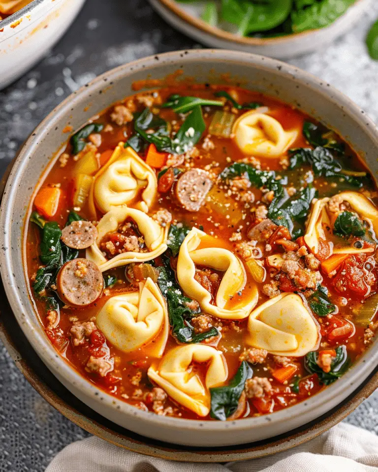 Sausage Tortellini Soup