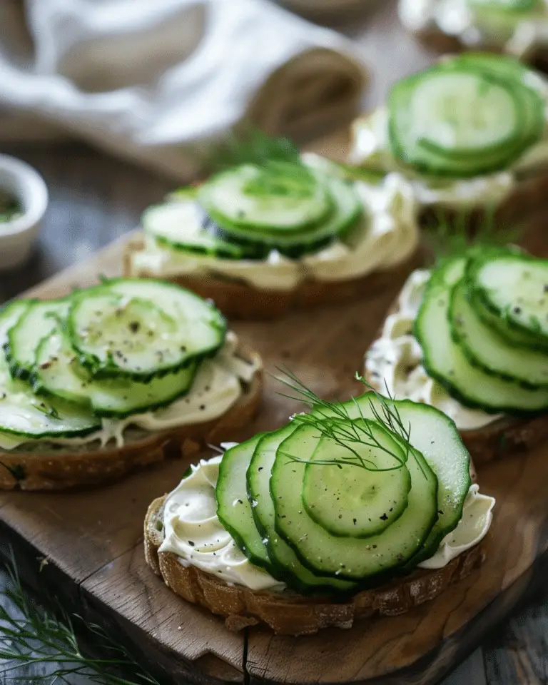 Cucumber Sandwiches