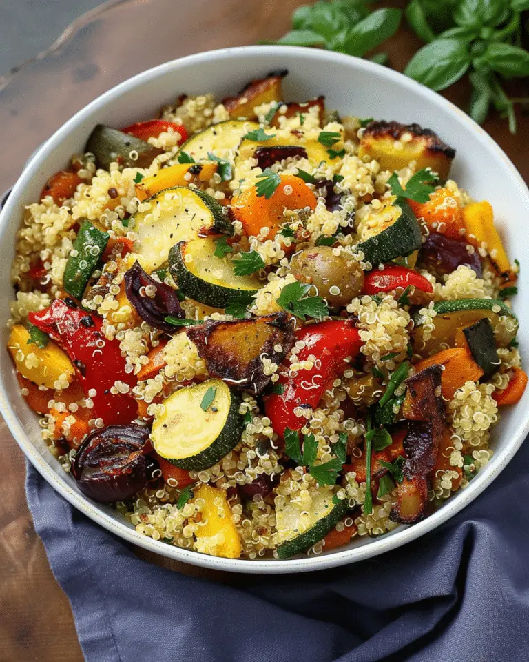 Amazing Quinoa Salad with Roasted Vegetables in Just 30 Minutes