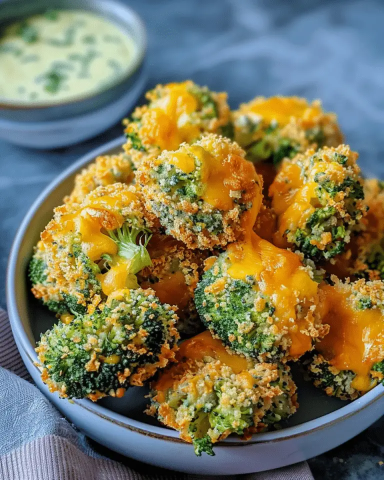 Air Fryer Broccoli Cheddar Poppers