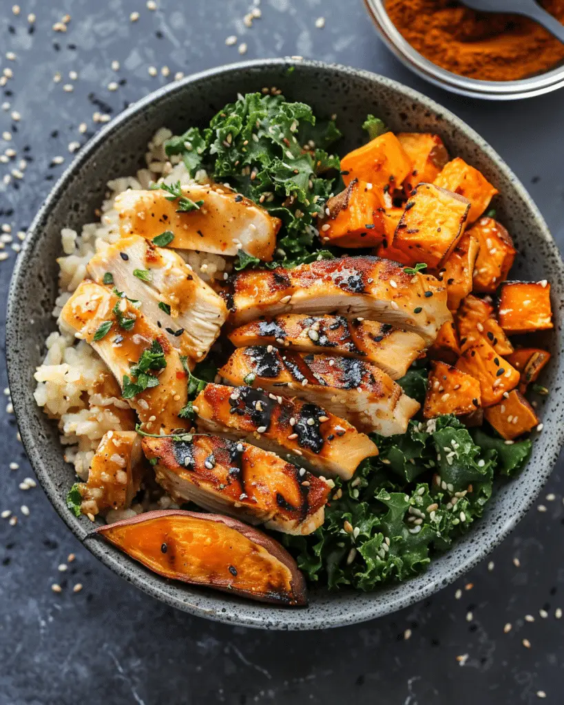 Maple Dijon Chicken & Sweet Potato Bowls That Comfort Your Soul