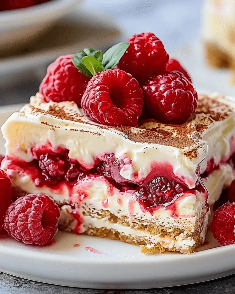 Raspberry Tiramisu