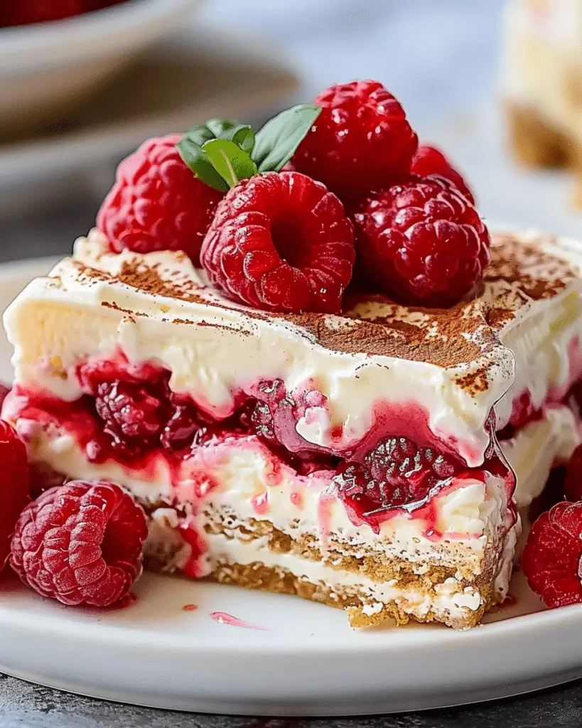 Raspberry Tiramisu