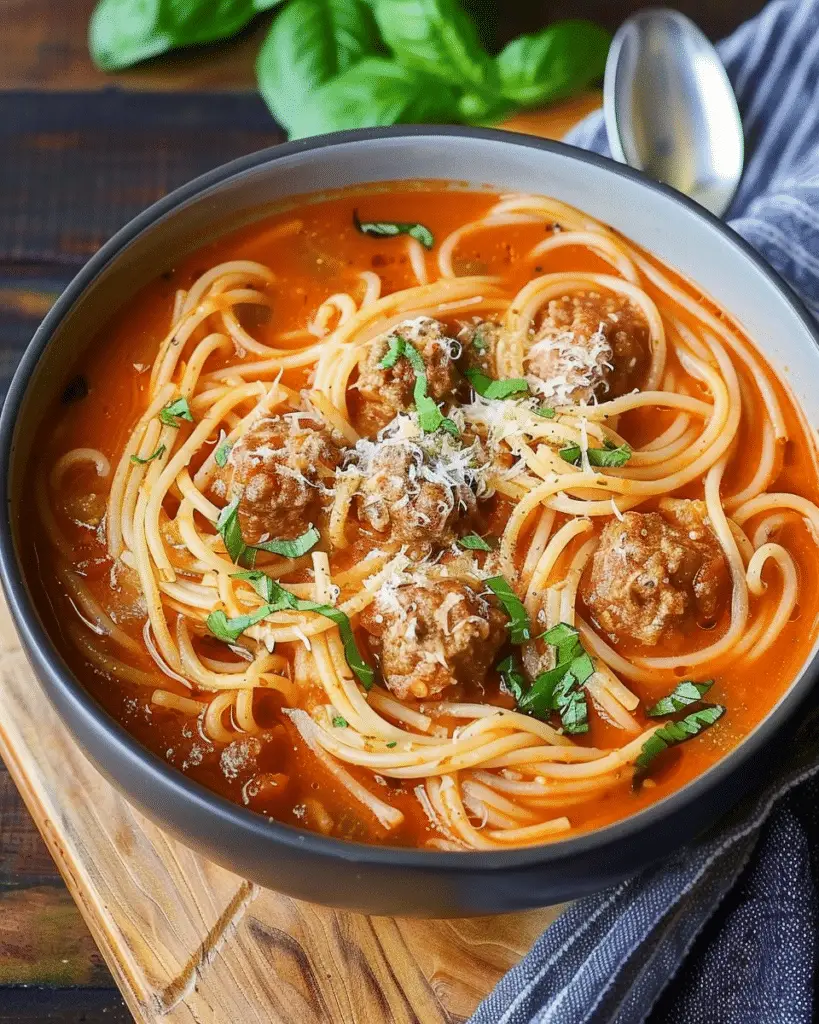 Spaghetti Soup
