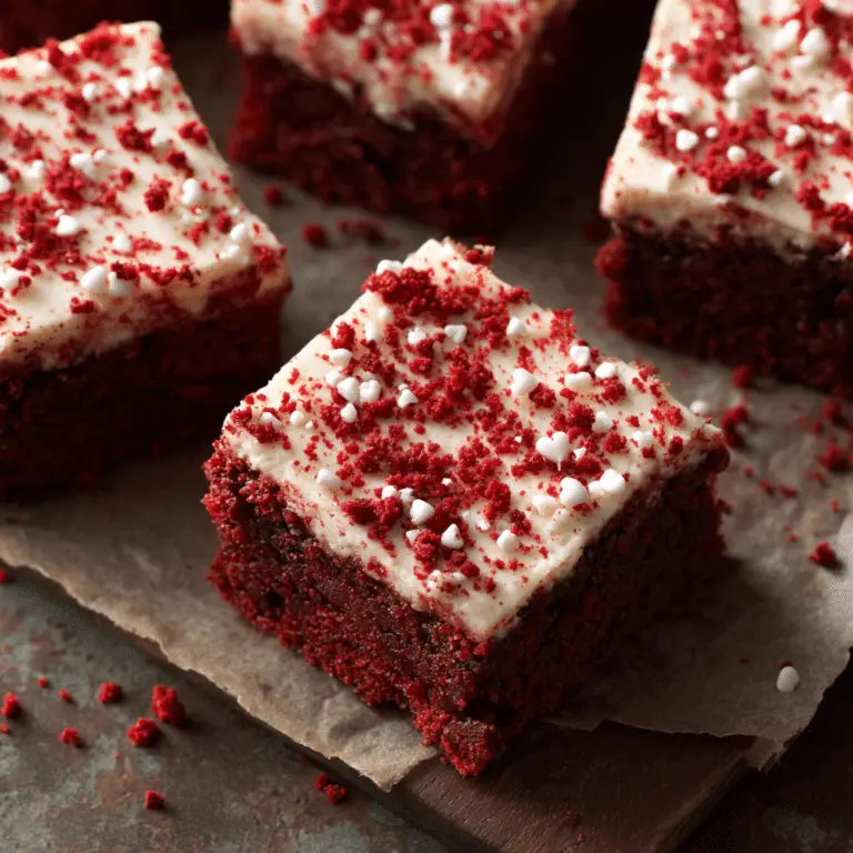 Valentine’s Day Red Velvet Brownies