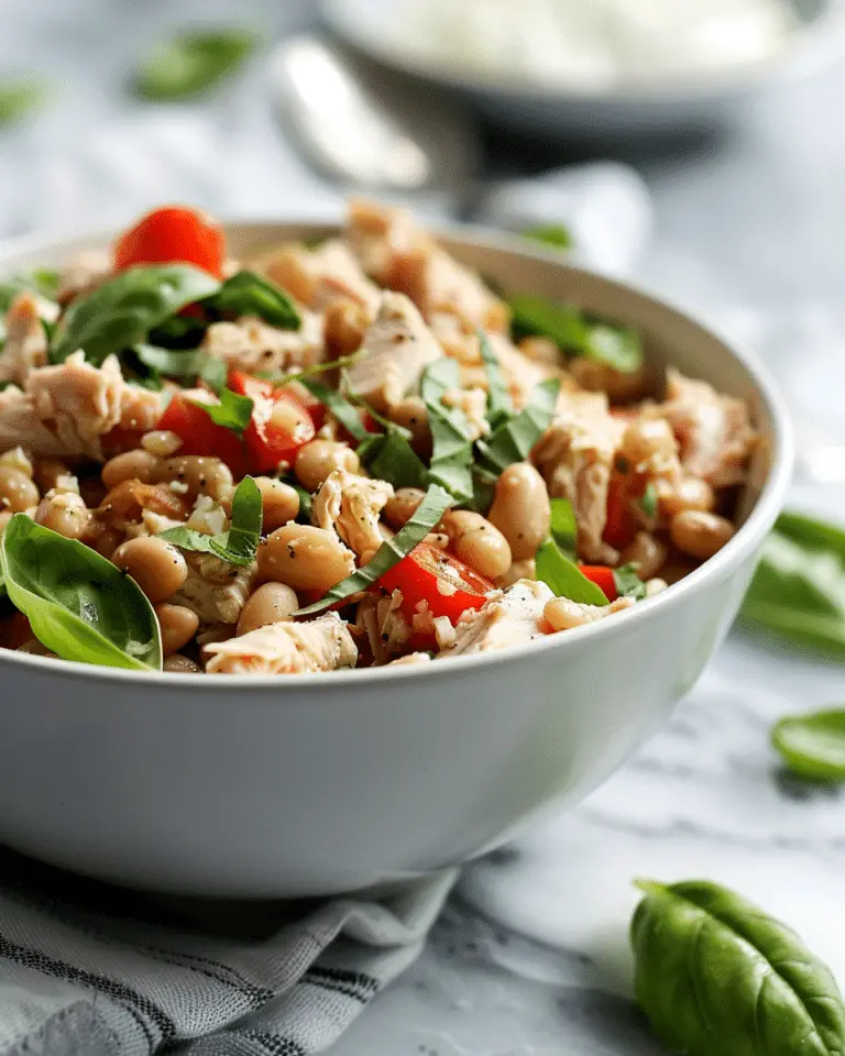 Amazing Tuna and White Bean Salad: 1 Simple Trick for Healthy Joy