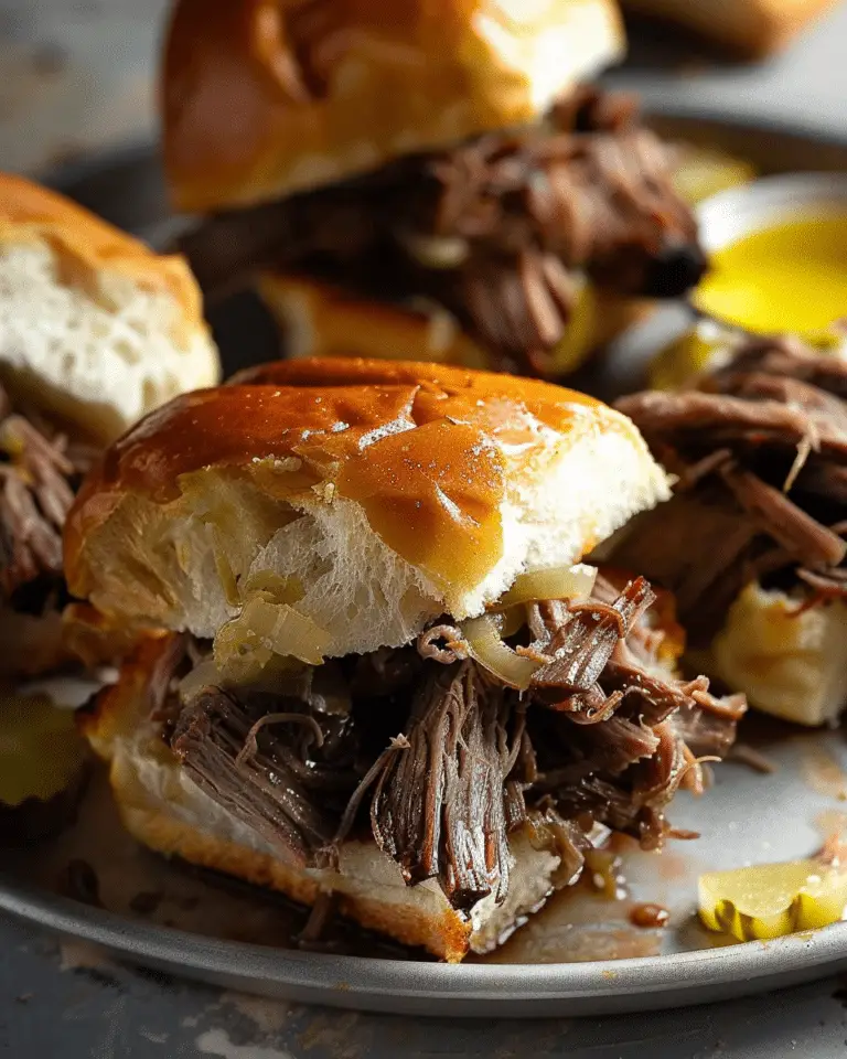 Mississippi Pot Roast Sliders