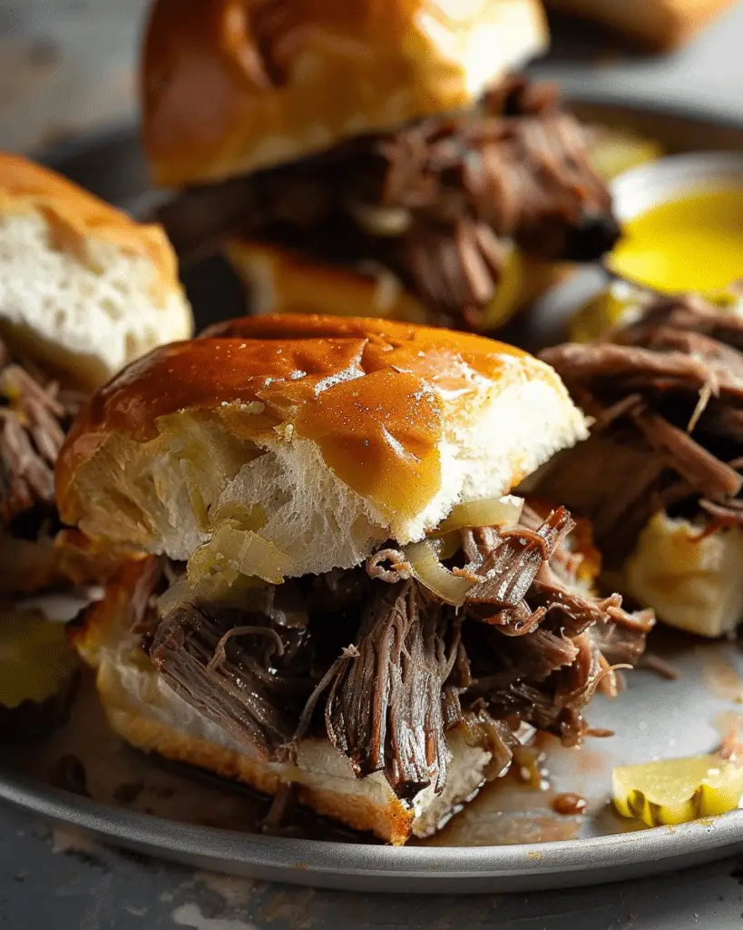 Mississippi Pot Roast Sliders