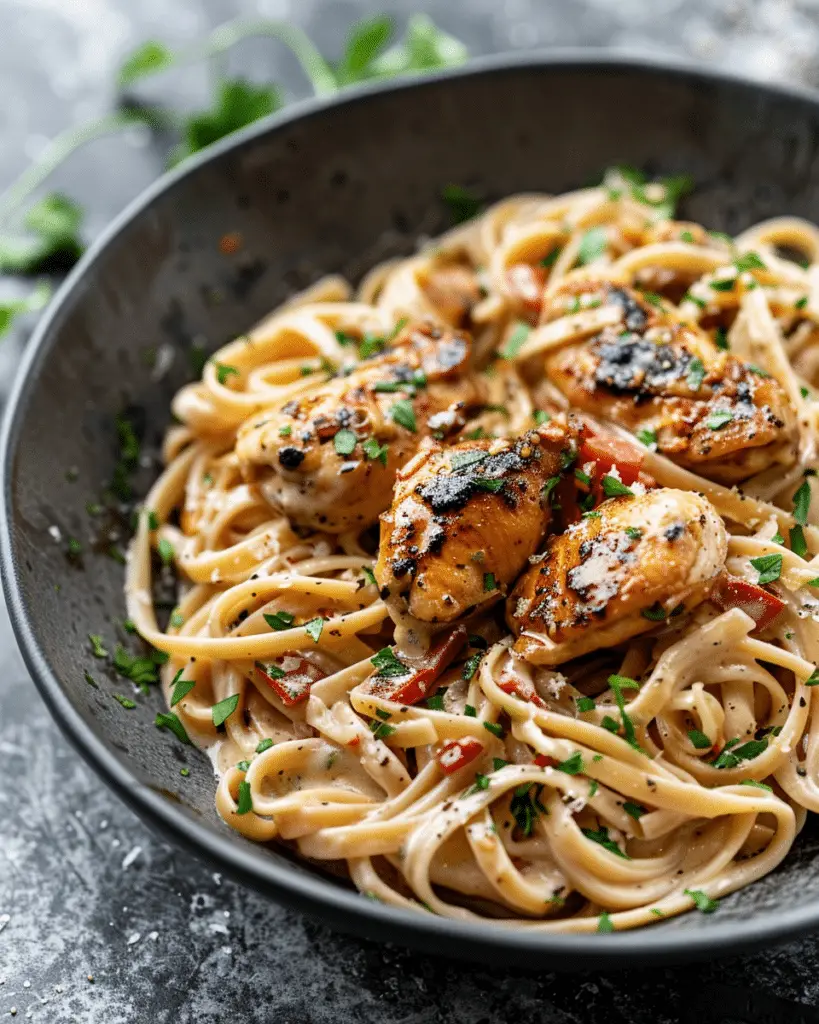 Creamy Cajun Chicken Linguine