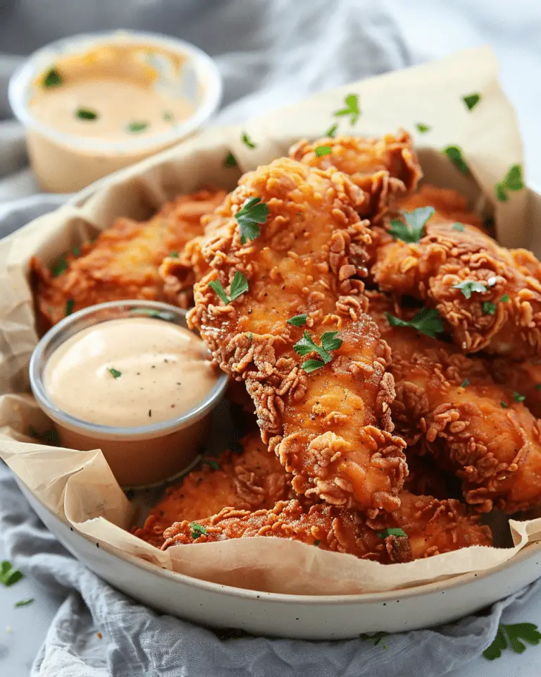 Honey Mustard Chicken Tenders Made Crispy and Juicy at Home