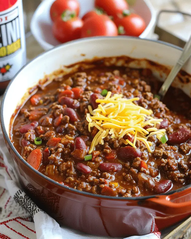 Mom’s Award-Winning Chili Recipe