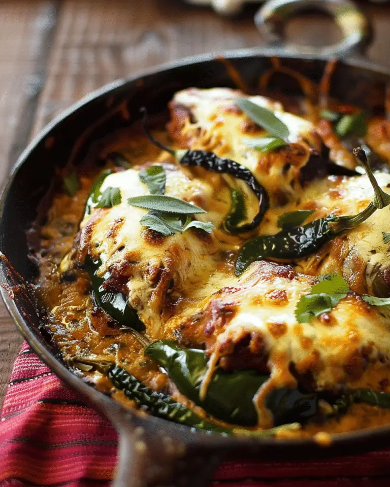 Baked Mexican Chiles Rellenos
