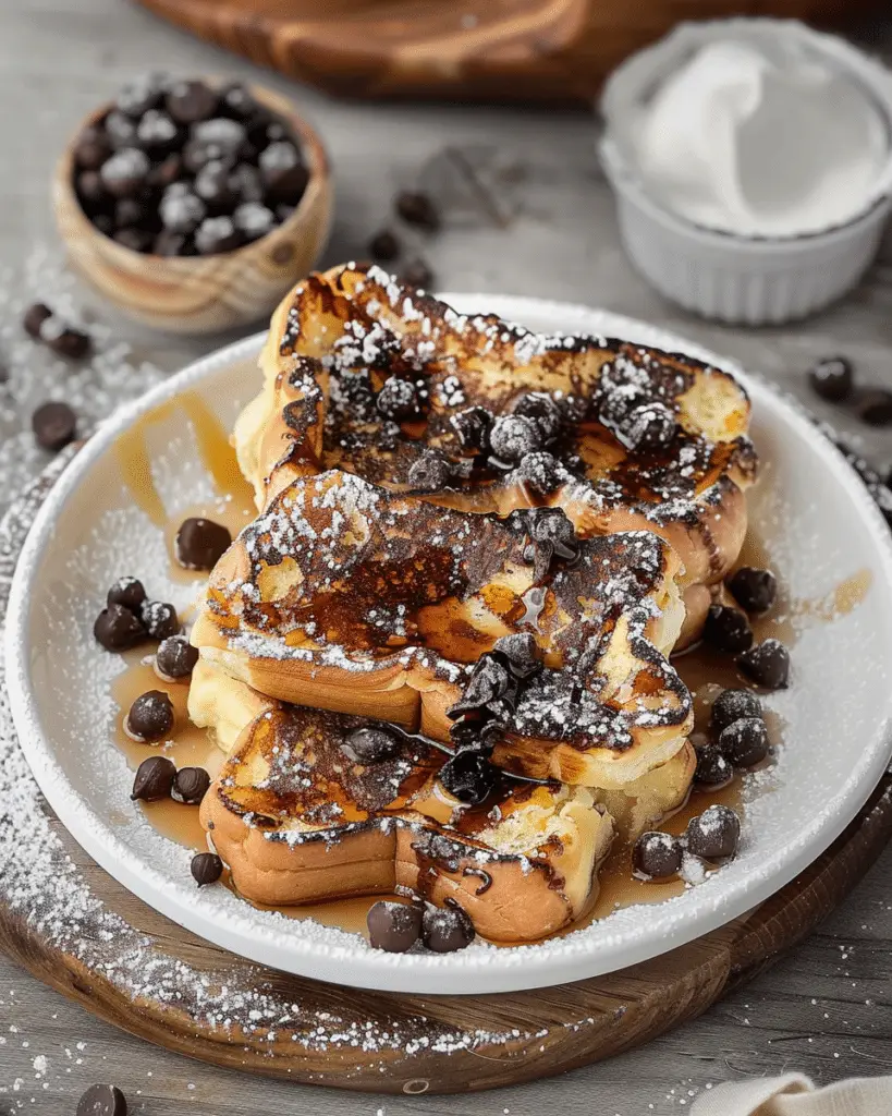 Cannoli Baked French Toast