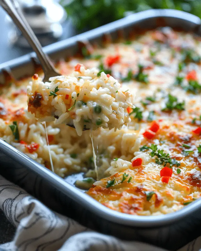 Pepper Jack Rice Bake
