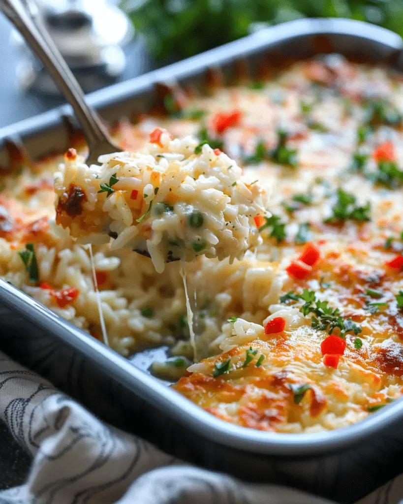 Pepper Jack Rice Bake