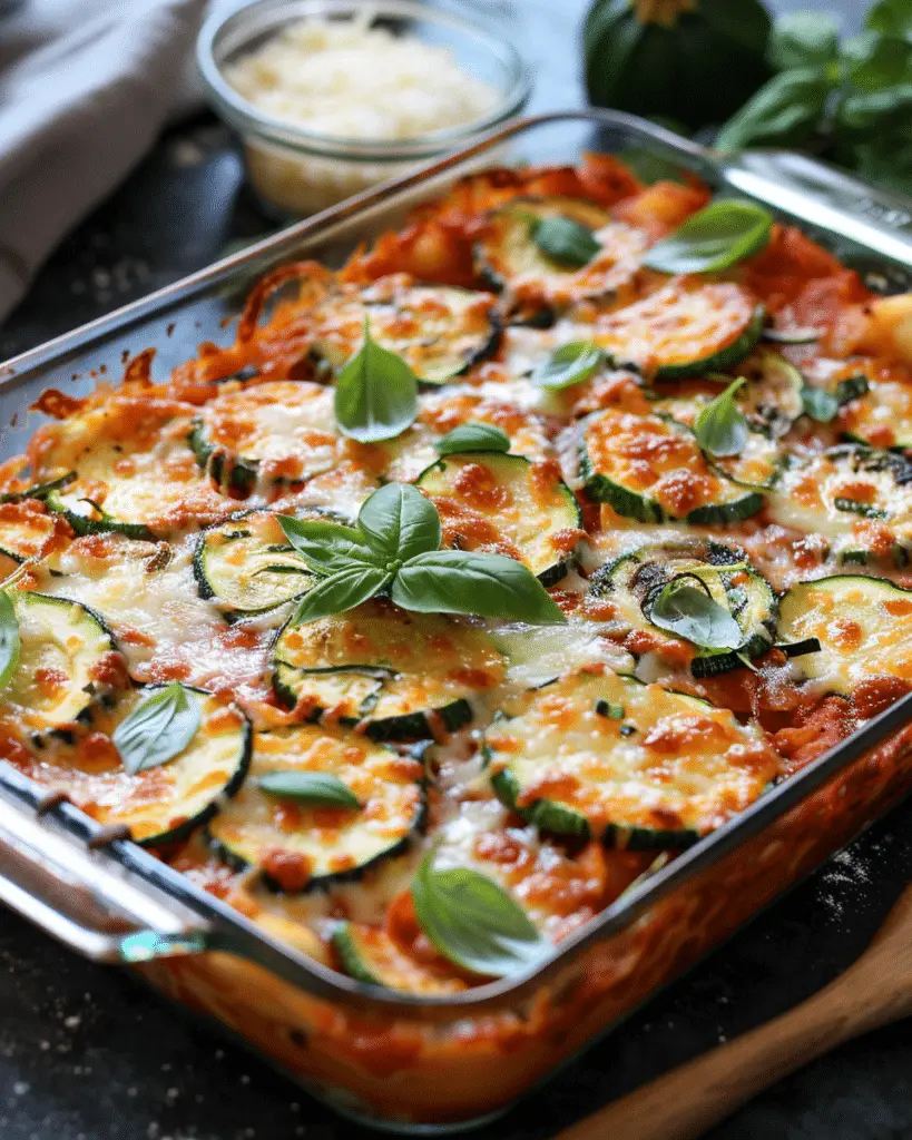 Zucchini Pizza Casserole