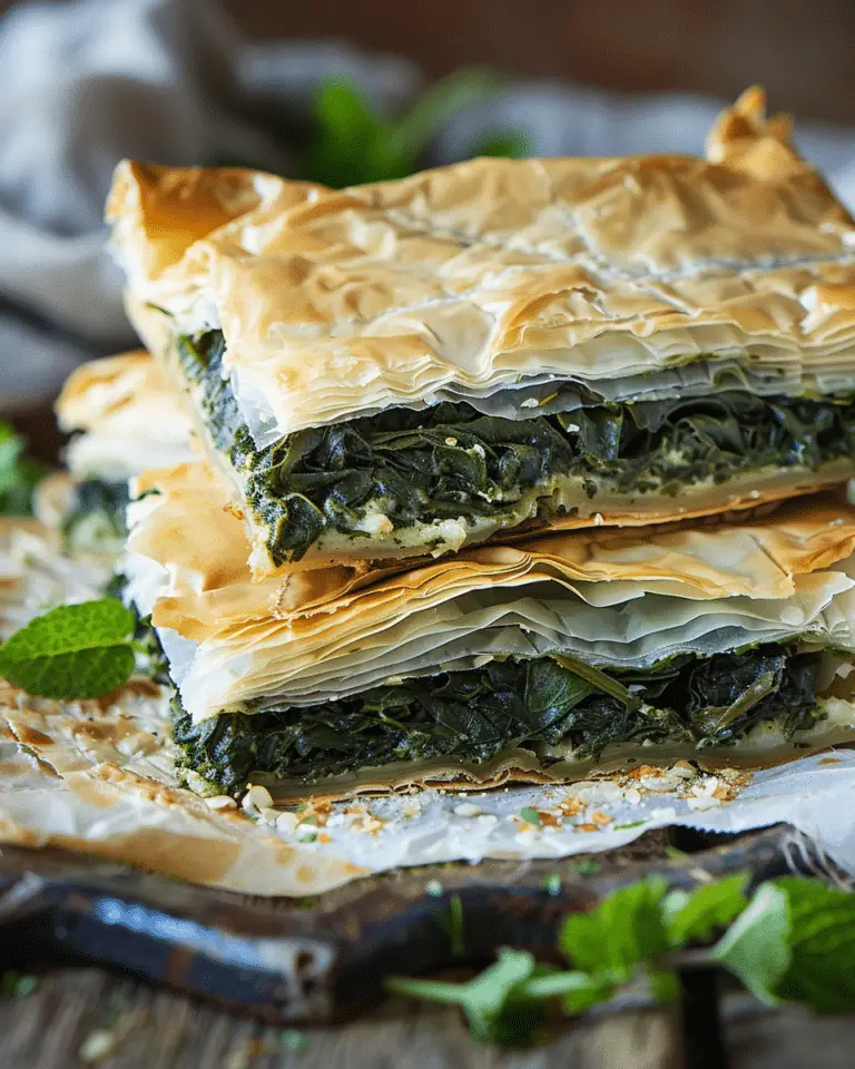 Spanakopita (Greek Spinach Pie)