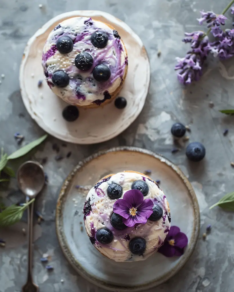 Lavender Blueberry Tea Cakes