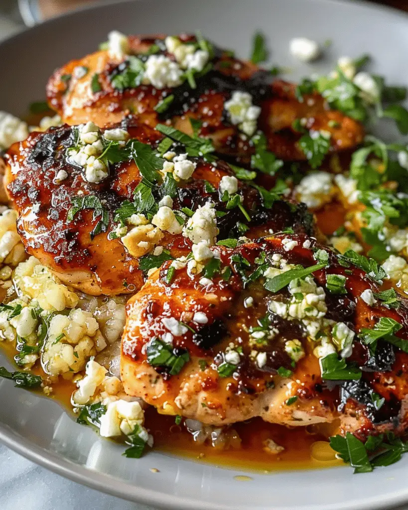 Hot Honey Feta Chicken