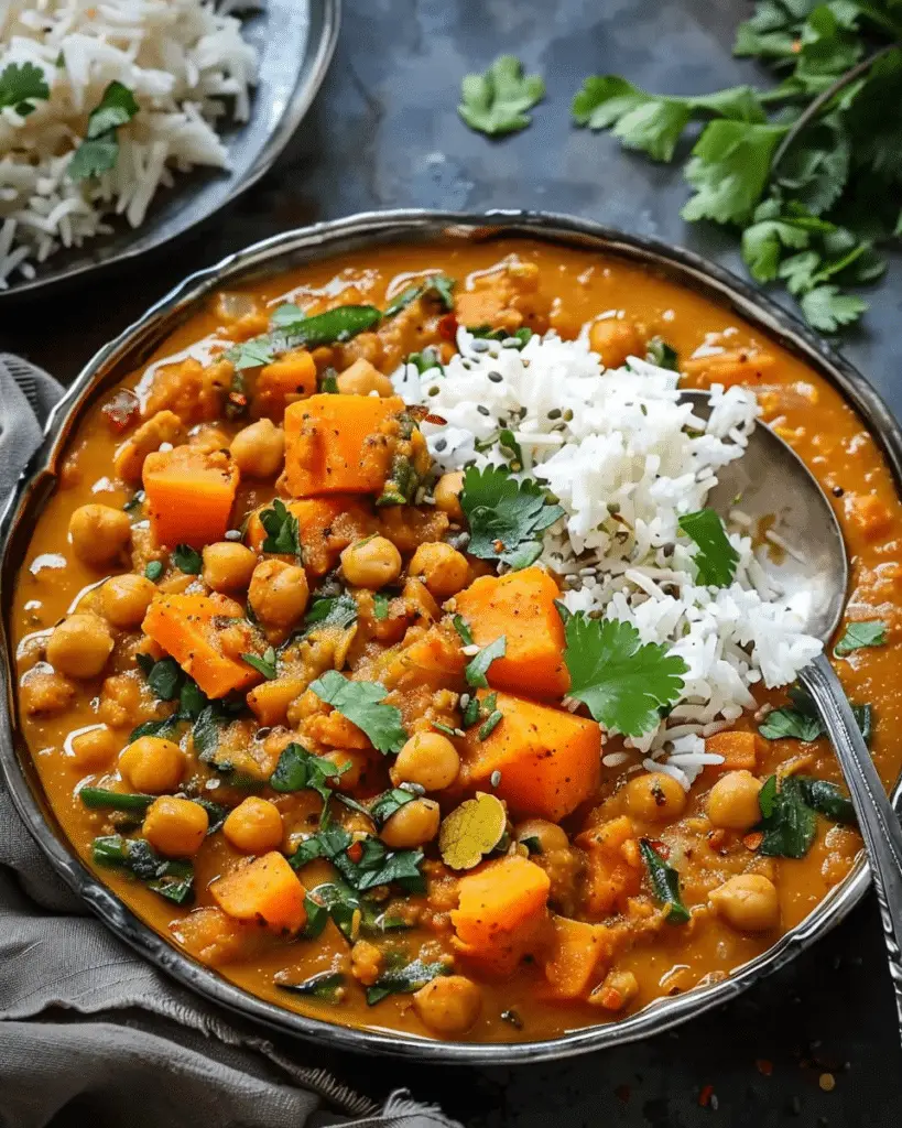 Sweet Potato and Chickpea Curry