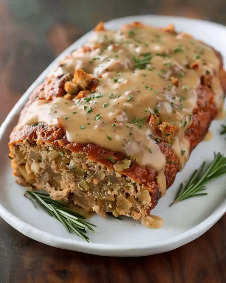 Turkey Stuffing Meatloaf