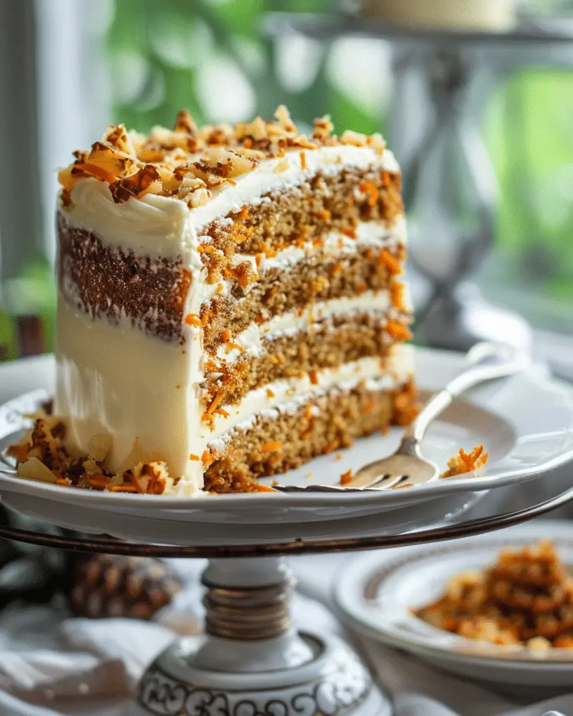 Hawaiian Carrot Pineapple Cake